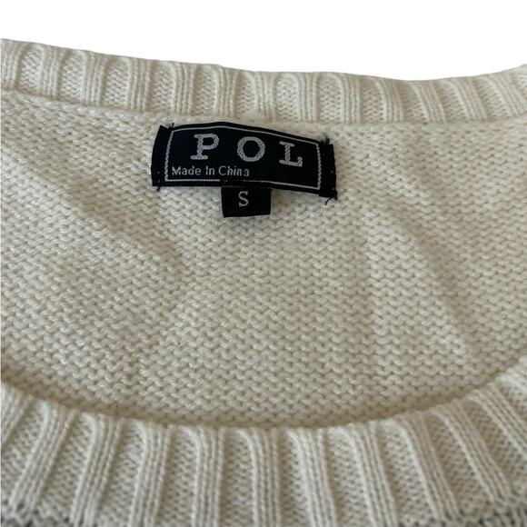 Women's Anthropologie POL Holiday/Christmas Reindeer Sweater Size Small - Picture 3 of 7